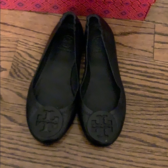 Tory Burch Minnie Travel Ballet with Logo - black - Picture 2 of 6